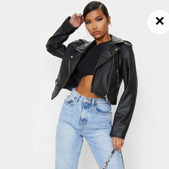 For @uniquenpink NWOT! Black Biker Jacket 💖 - Picture 2 of 8